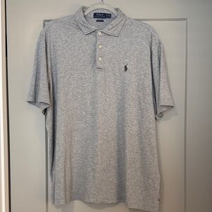 Polo by Ralph Lauren Light Gray Men's Polo Shirt